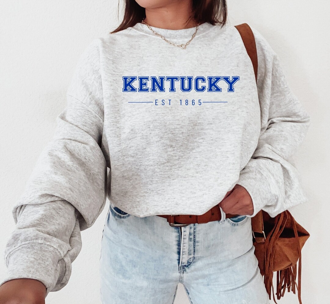Kentucky Sweatshirt College Sweatshirt Vintage University Sweatshirt
