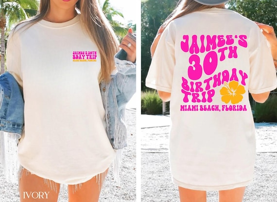 30th Birthday Shirt 30th Bday Party Tshirts Womens 30th Birthday