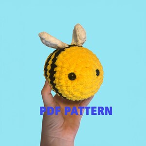 Crochet Bee Amigurumi PATTERN ONLY