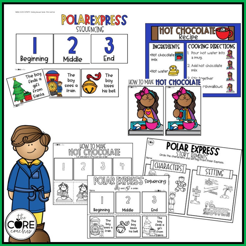 Polar Express Activities for Prek Polar Express Day for Preschool ...