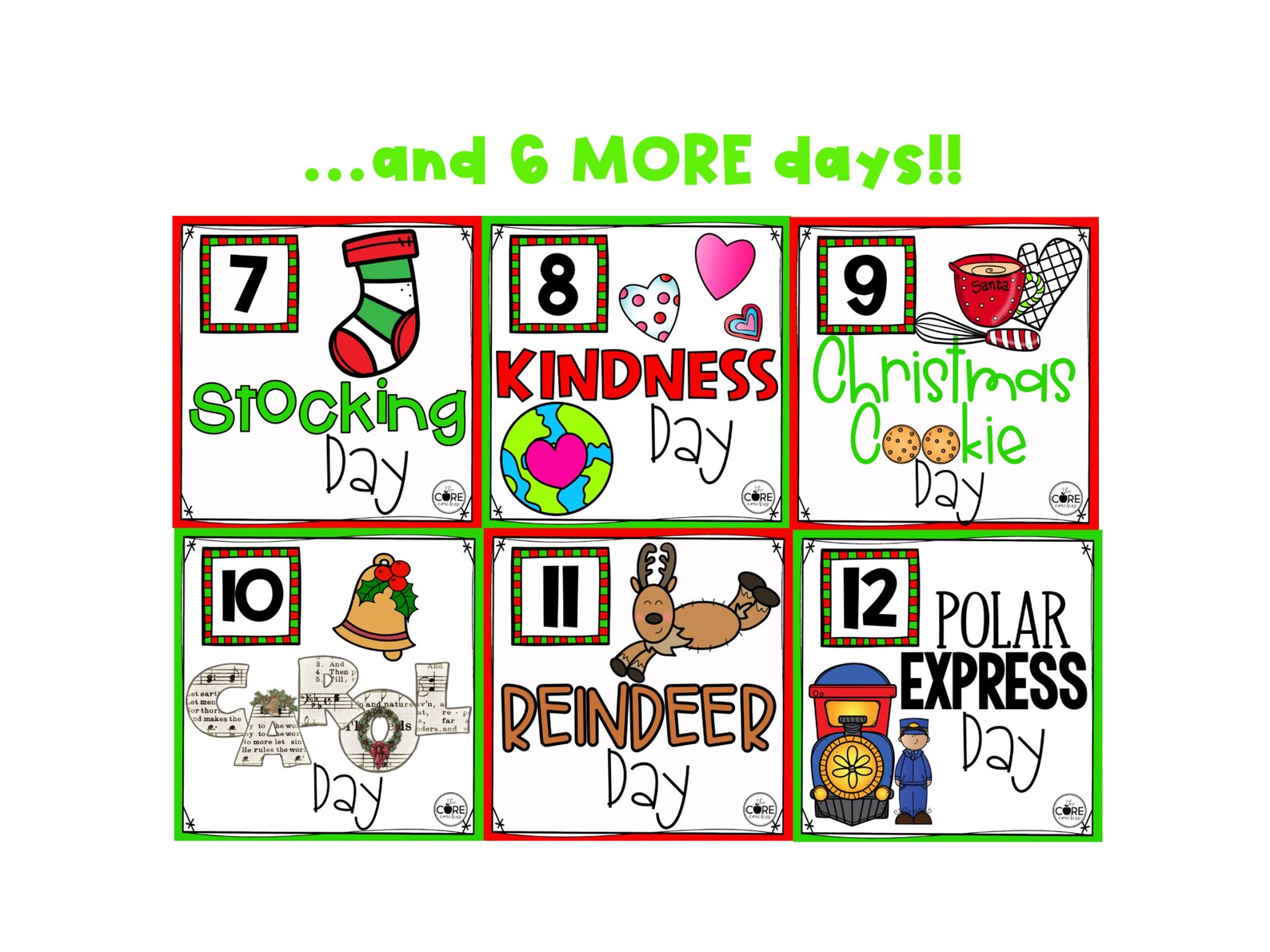 12 Days of Christmas for Preschool Prek Christmas Activities Etsy