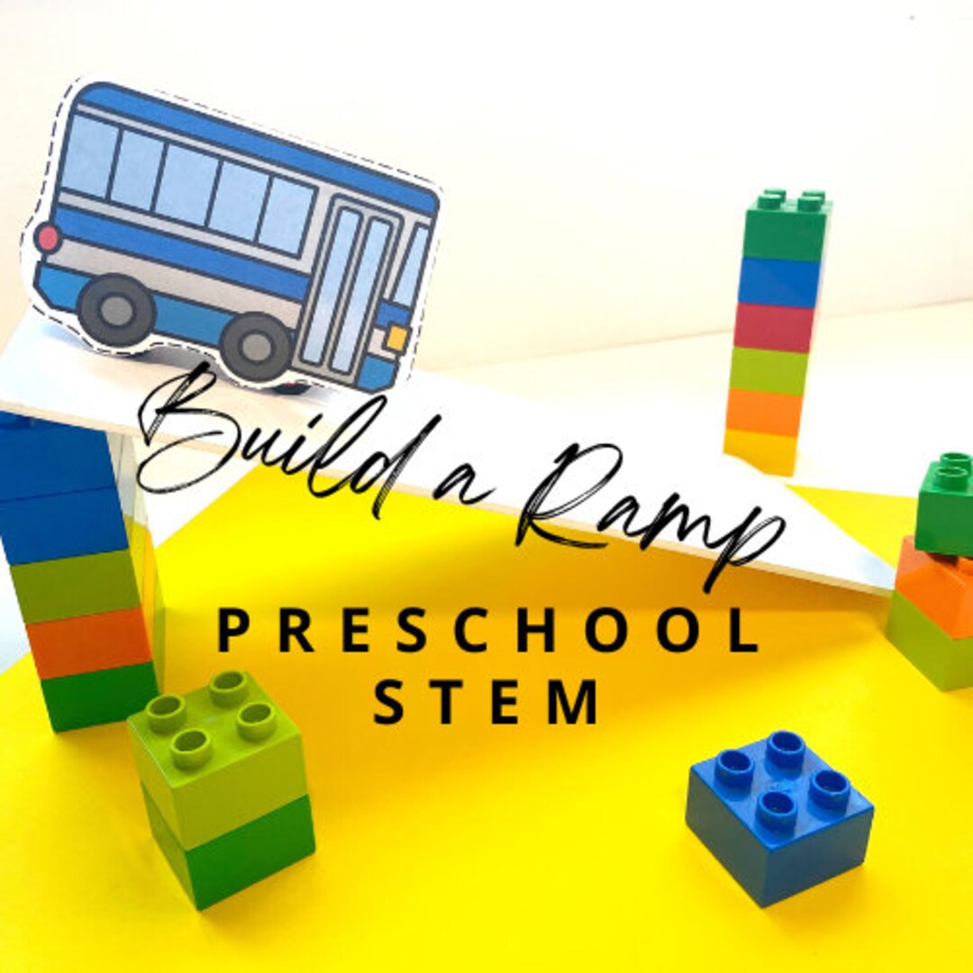 School Bus Prek STEM Activity Community Helper Bus Driver Handson