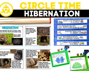 Hibernation Circle Time Activities for Preschool