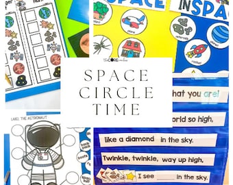 Space Circle Time Activities for Preschool - PreK Space Lessons, Games and Fun!