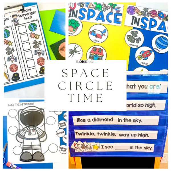 Space Circle Time Activities for Preschool - PreK Space Lessons, Games and Fun!