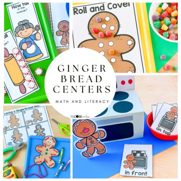 Gingerbread Man Preschool Centers