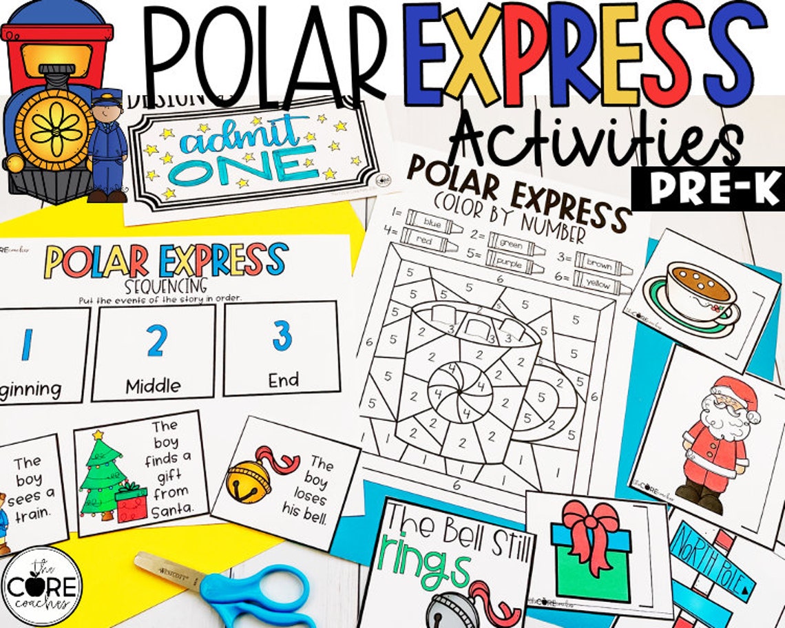 Polar Express Activities for Prek Polar Express Day for Preschool ...