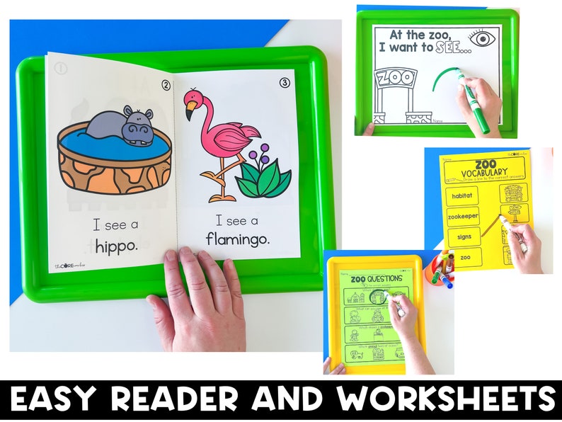 Zoo Circle Time Activities for Preschool Zoo Animals Etsy