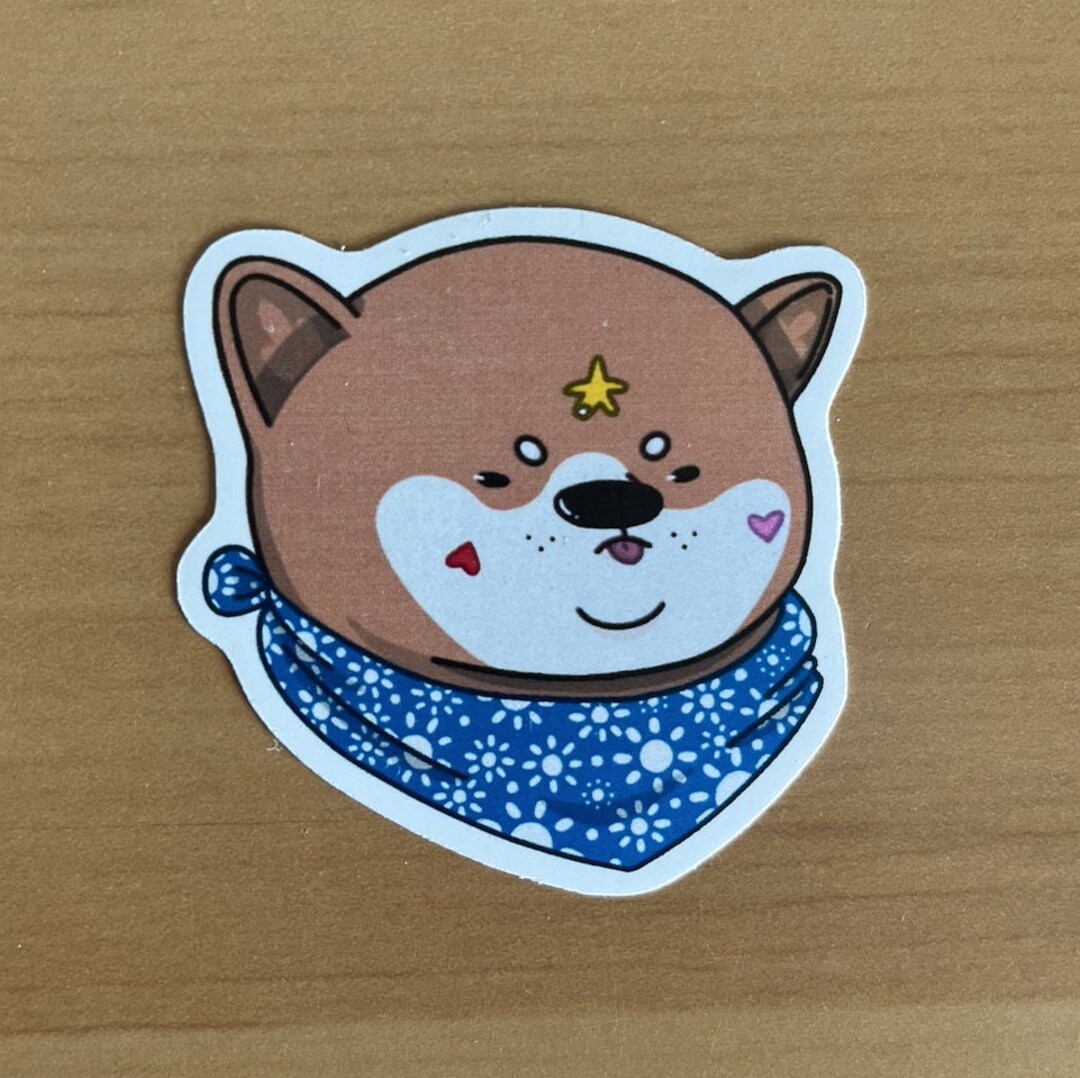 Shiba Inu Sticker / Vinyl Sticker / Waterproof Sticker / Hydro Flask ...