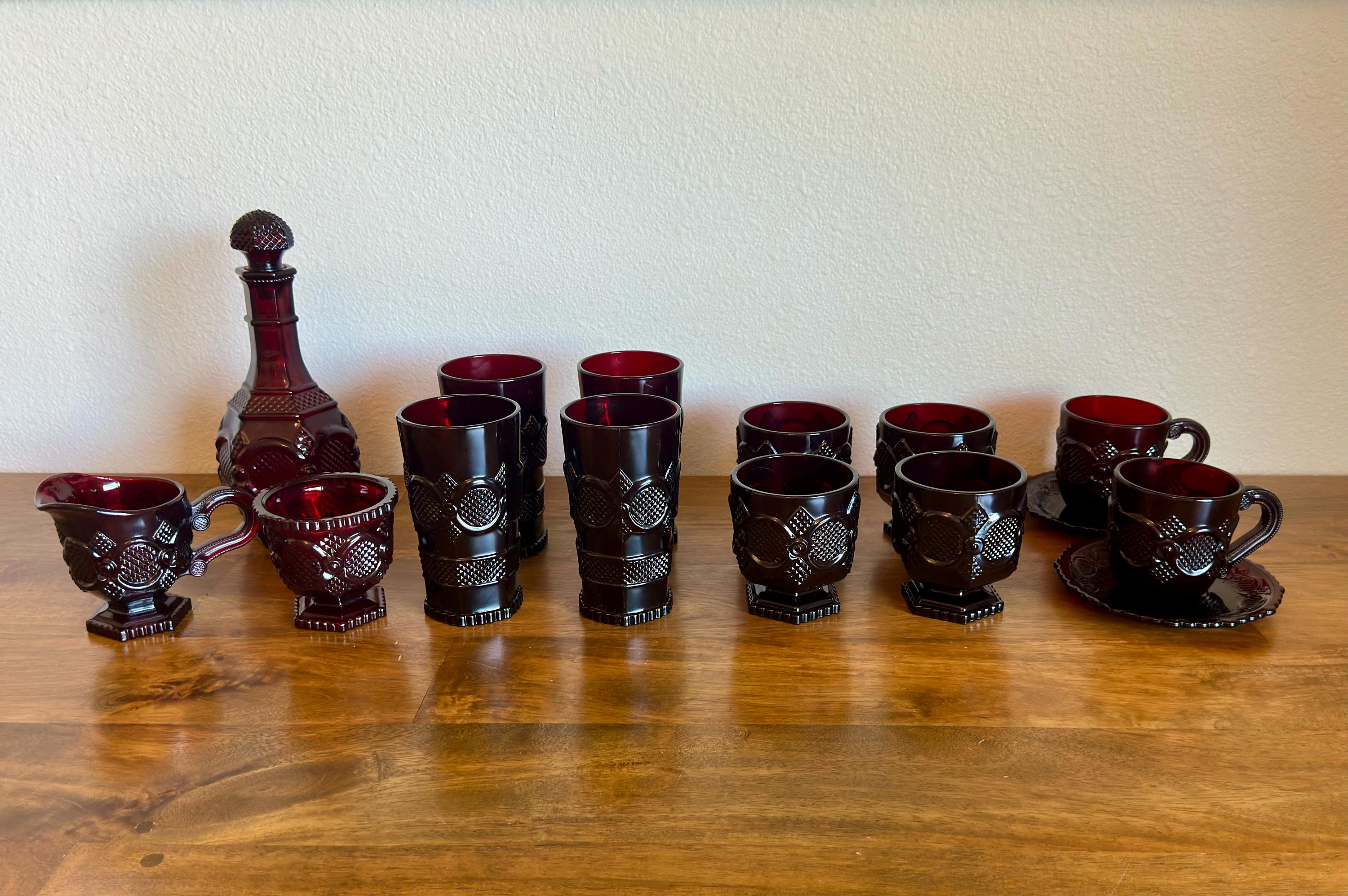 Vintage Avon Glass - Etsy