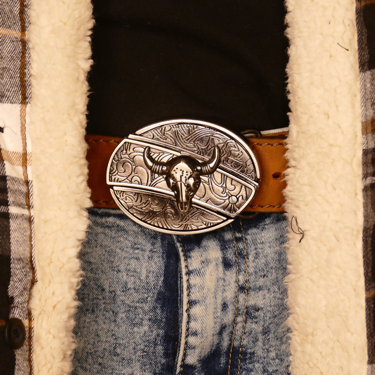 Longhorn Knife Belt Buckle Gift for Him Cowboy Mens Etsy Canada