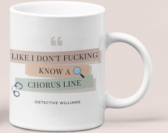 Caneca do Detetive Williams da OMITB: Apenas Assassinatos no Prédio - Presente para Fã