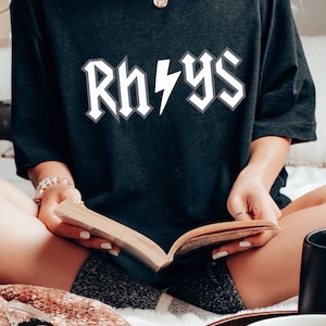 Rhys Fandom Shirt AC DC Solid, Bookish shirt, bat boys fan club, Acotar merch, Acotar shirt, Velaris Shirt, City Of Starlight, Feyre And R