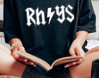 Rhys Fandom Shirt: AC DC Solid Comfort Colors Tee
