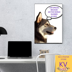 Printable Dog Poster, Custom Pet Prints, Wall Art, Printable Wall Art ...