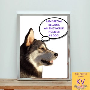 Printable Dog Poster, Custom Pet Prints, Wall Art, Printable Wall Art ...