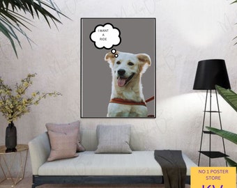 Printable Dog Posters, Wall Art Print, Dog pics, Printable Pet Posters, Canvas Wall Art, Cute Pet Prints