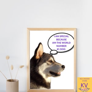 Printable Dog Poster, Custom Pet Prints, Wall Art, Printable Wall Art ...