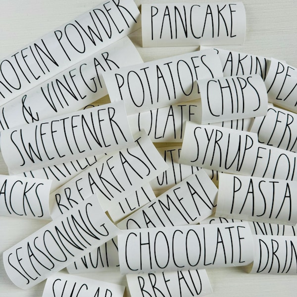 Custom Pantry Labels - Etsy