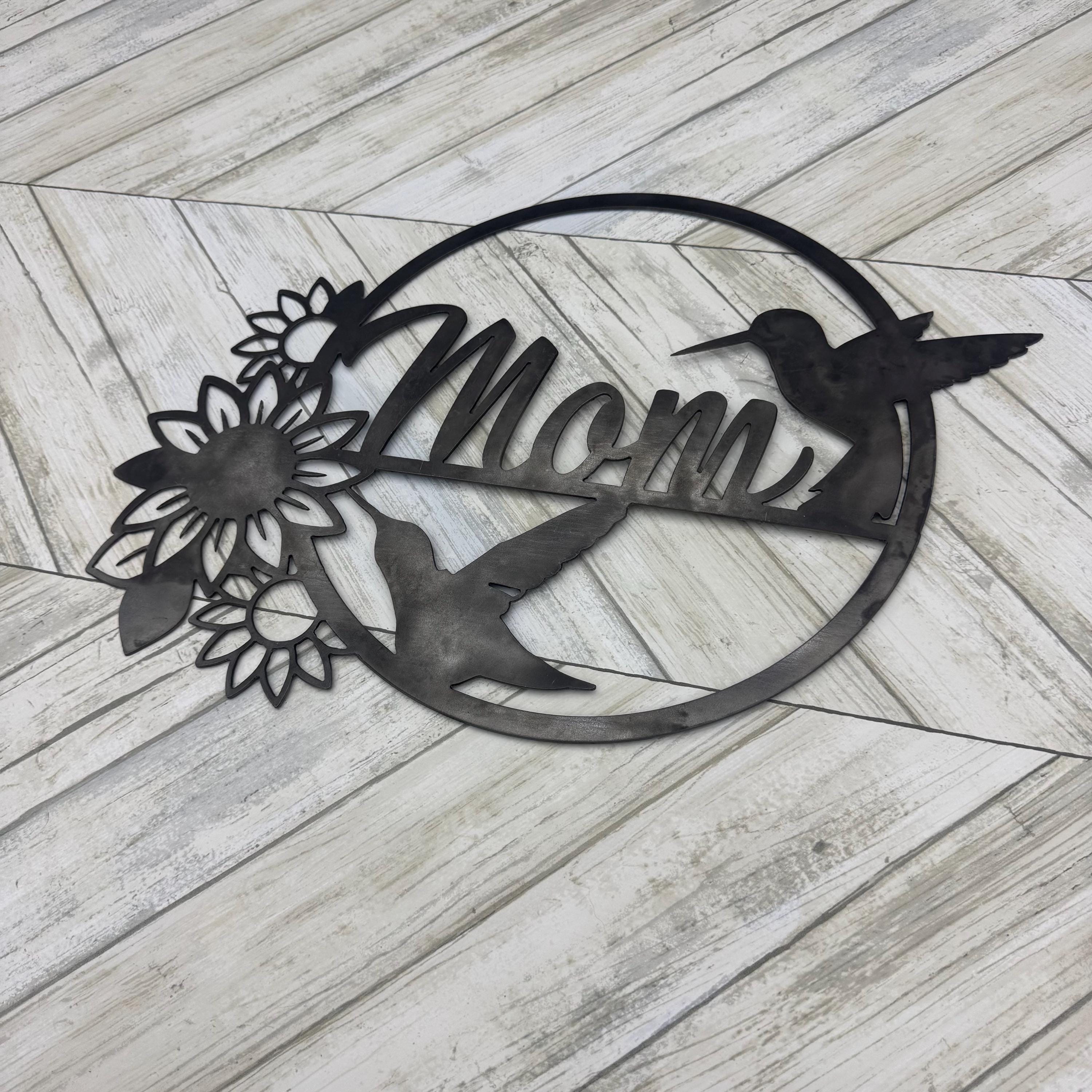Mom Metal Sign Mom Metal Sign Home Decor Metal Sign Customizable Metal Sign Home Decor ...