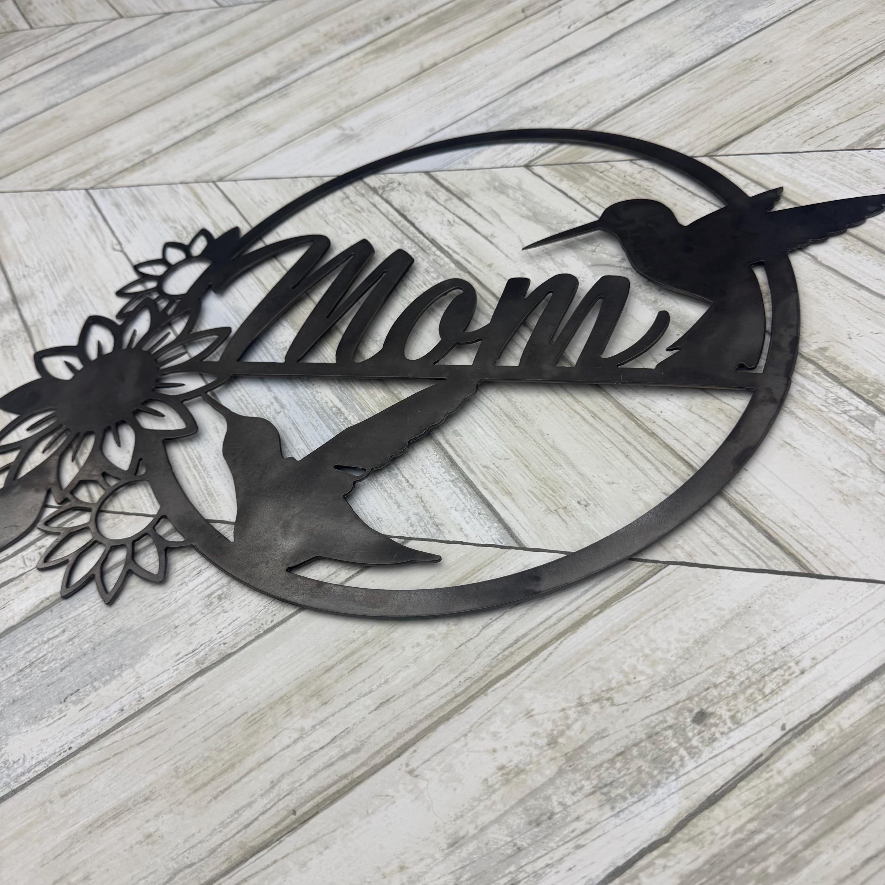 Mom Metal Sign Mom Metal Sign Home Decor Metal Sign Customizable Metal Sign Home Decor ...