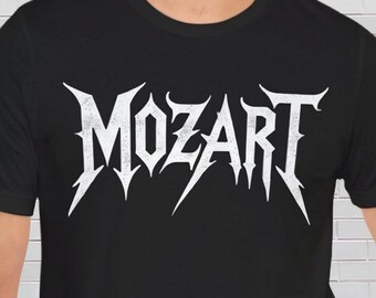 Metall Mozart T-Shirt, klassische Musik Shirt