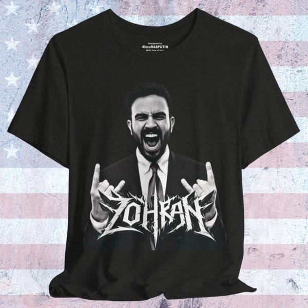 Heavy Metal Zohran Mamdani Tee