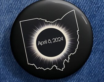 Ohio Solar Eclipse Pin