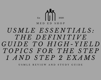 USMLE Essentials: la guía definitiva de temas de alto rendimiento para los exámenes de paso 1 y 2