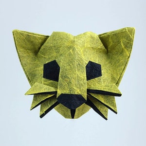 Origami Cat Head