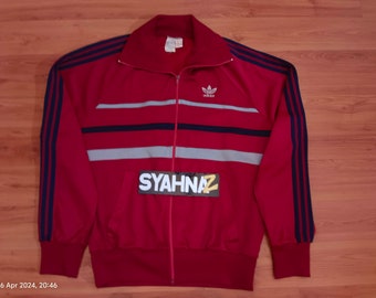 Vintage Adidas Track Top Jacket RARE 80s ATP Ventex