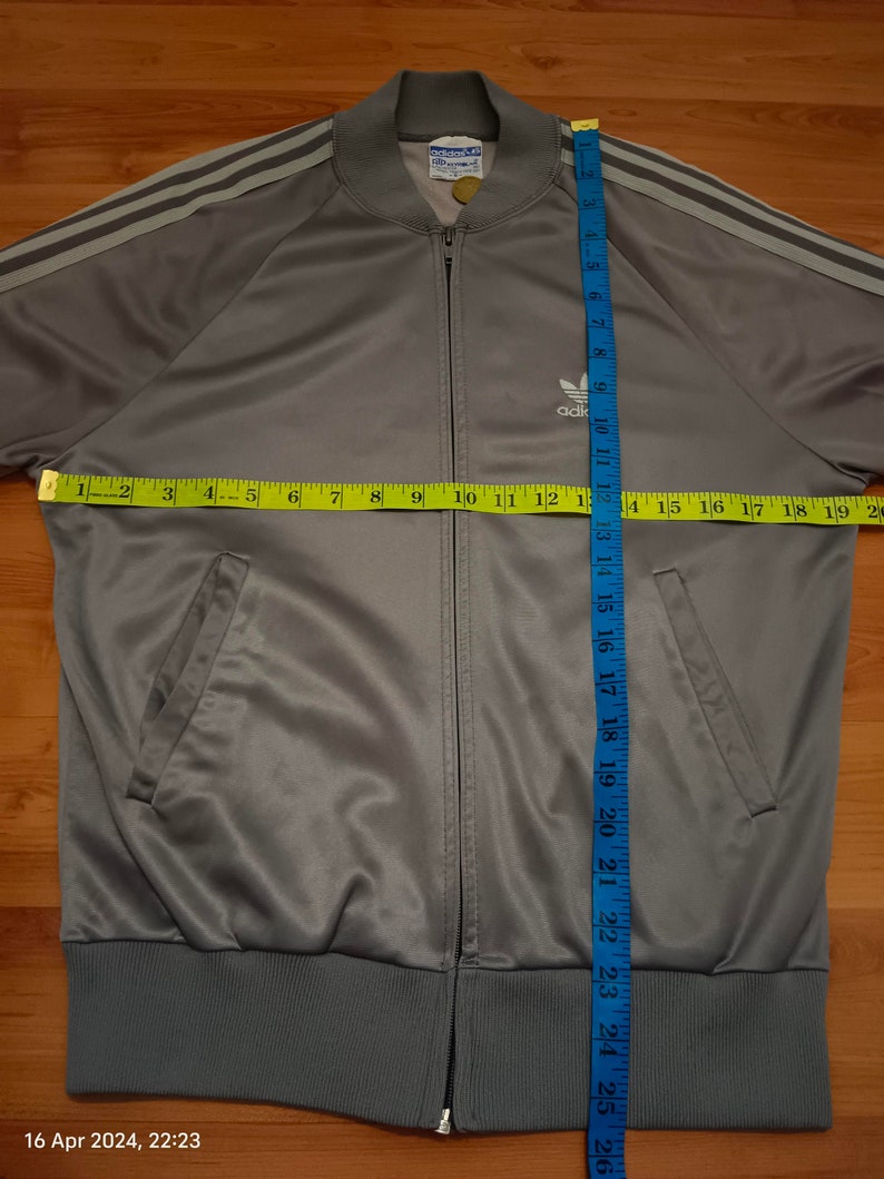 Vintage Adidas Track Top Jacket RARE 80s ATP Keyrolan zdjęcie 3