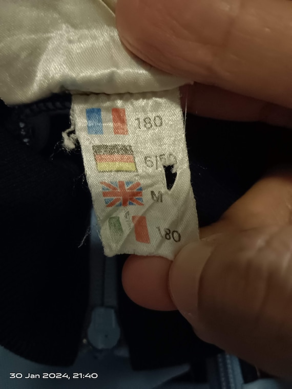 Veste Tracktop Vintage Adidas Wimbledon Series Taille L - Années 70/80, Deadstock, Très Bon état