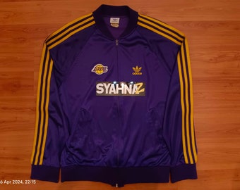 Vintage Adidas LAKERS Track Top Jacket RARE 80s ATP Ventex