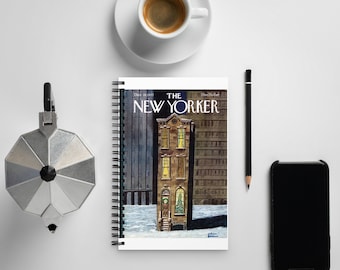 The New Yorker-omslaget december 1977 av Charles Addams Spiralblock