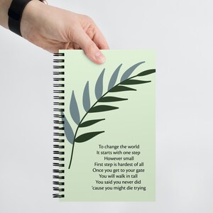 Dave Matthews Band You Might Die Trying Journal Spiral notebook