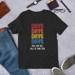 DAVE DAVE Dave Matthews Band Rock and Roll Hall of Fame 2024 Chemise unisexe