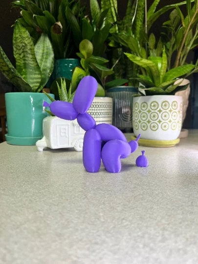 Stanley the Pooping Ballon Animal - Multiple Sizes - Great for your desk or a fun Decoration