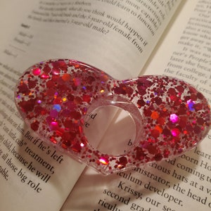 Resin Buchseitenhalter Buchfreund Halter Lesezeichen Buchzubehör
