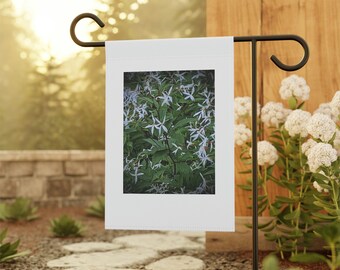 Starry white garden flowers Garden & House Banner