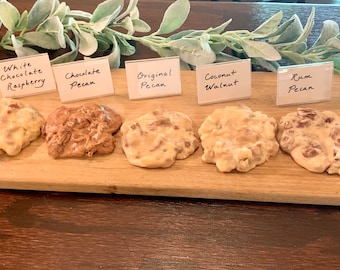 Pralinés gourmet de AJ: paquete de 4 de nueces pecanas y ron - Hechos a pedido - Sin gluten >>> Envíos todos los MARTES<<<