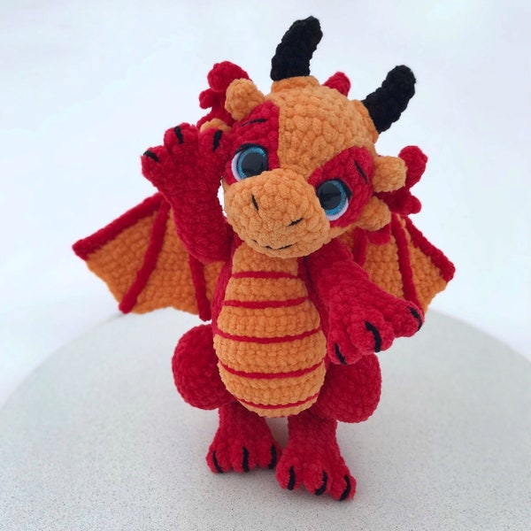 Plush Dragon Etsy
