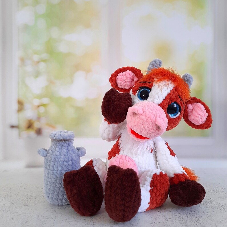 Crochet pattern Cow amigurumi PDF file in ENG image 5