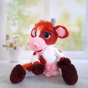 Crochet pattern Cow amigurumi PDF file in ENG image 7