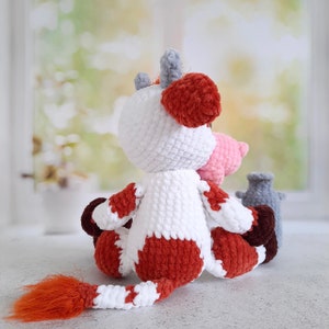 Crochet pattern Cow amigurumi PDF file in ENG image 8