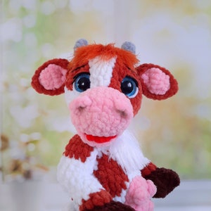 Crochet pattern Cow amigurumi PDF file in ENG image 3