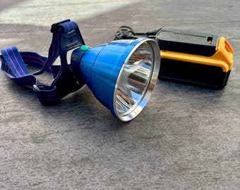 DeWalt Portable LED Head Lamp with 120cm Cable: Battery Compatible