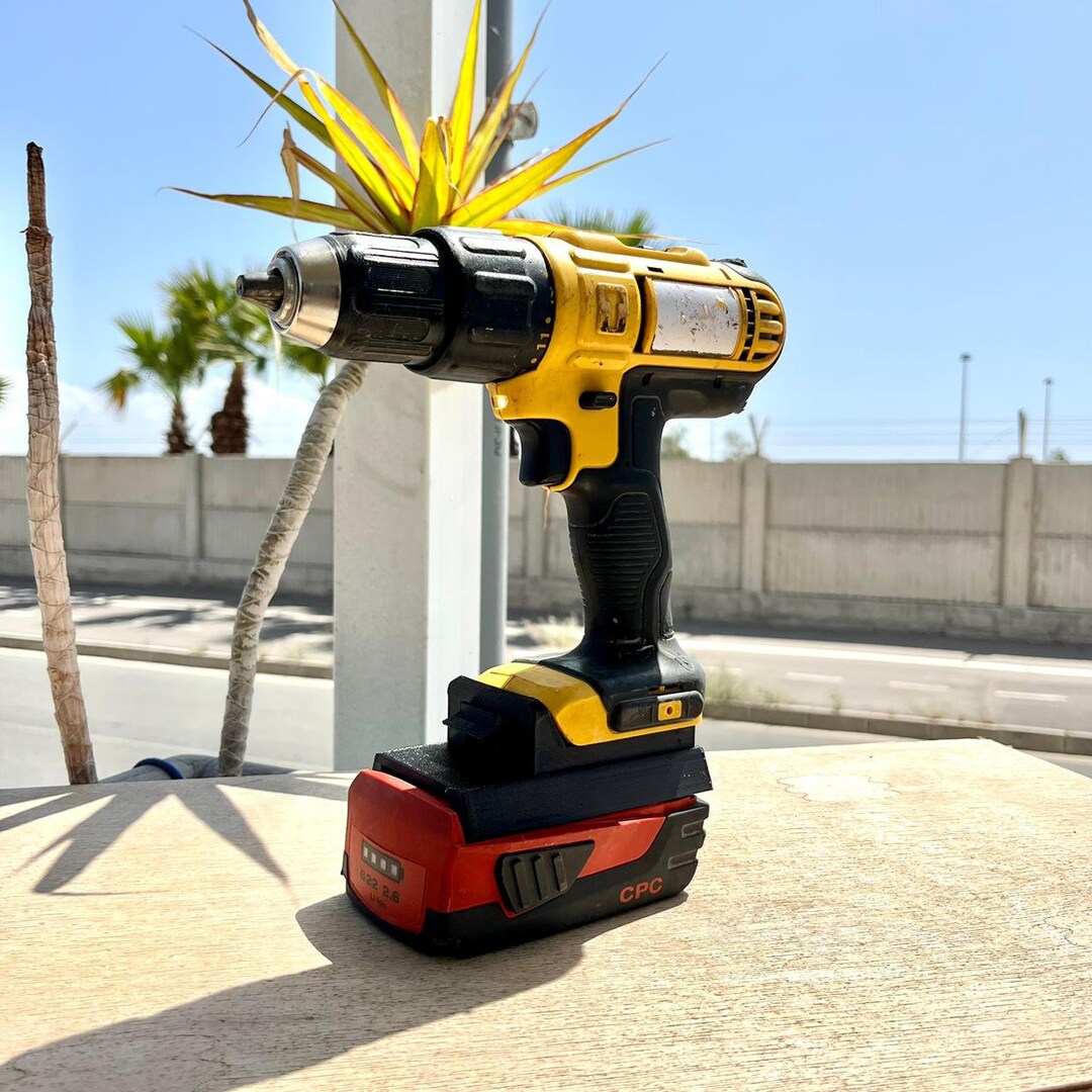 Buy Dewalt XR to HILTI CPC Battery Adapter 3D Printed Power