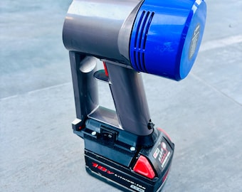 Dyson V6 V7 V8 Vacuum Adapter for Milwaukee M18 Battery - 3D Printed