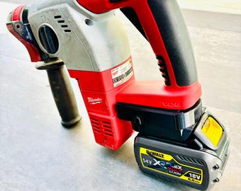 Milwaukee V28 to DeWalt XR Battery Adapter: 3D Printed Tool Converter